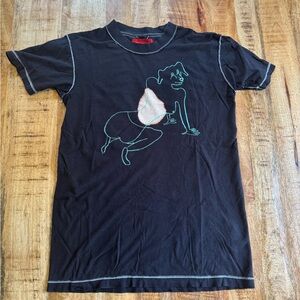 Eckhaus Latta Whitney Exhibit Dog Tee Small